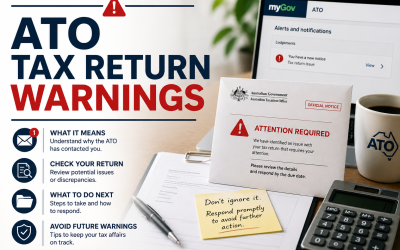 ATO Tax Return Warning