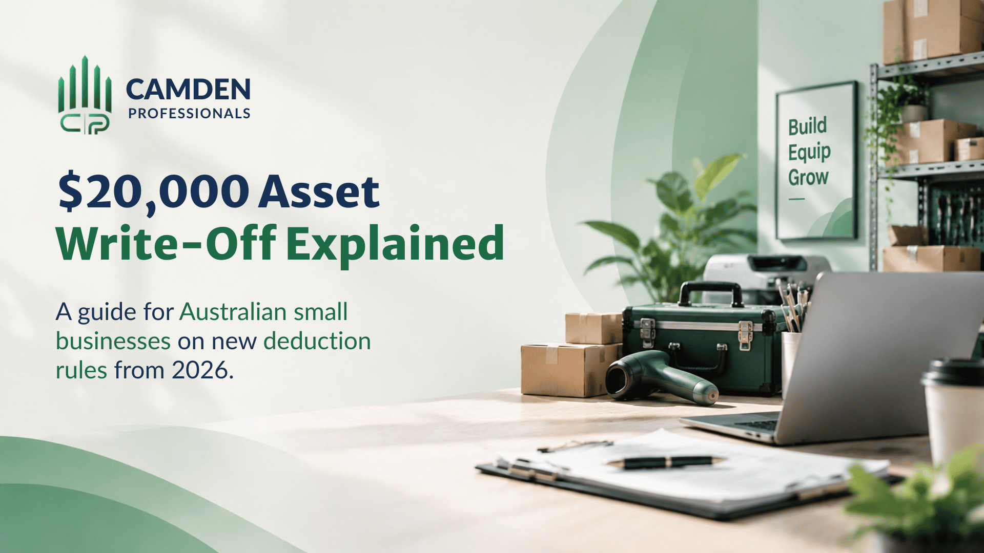 $20,000 Instant Asset Write-Off Made Permanent: What Australian Small Businesses Need to Know