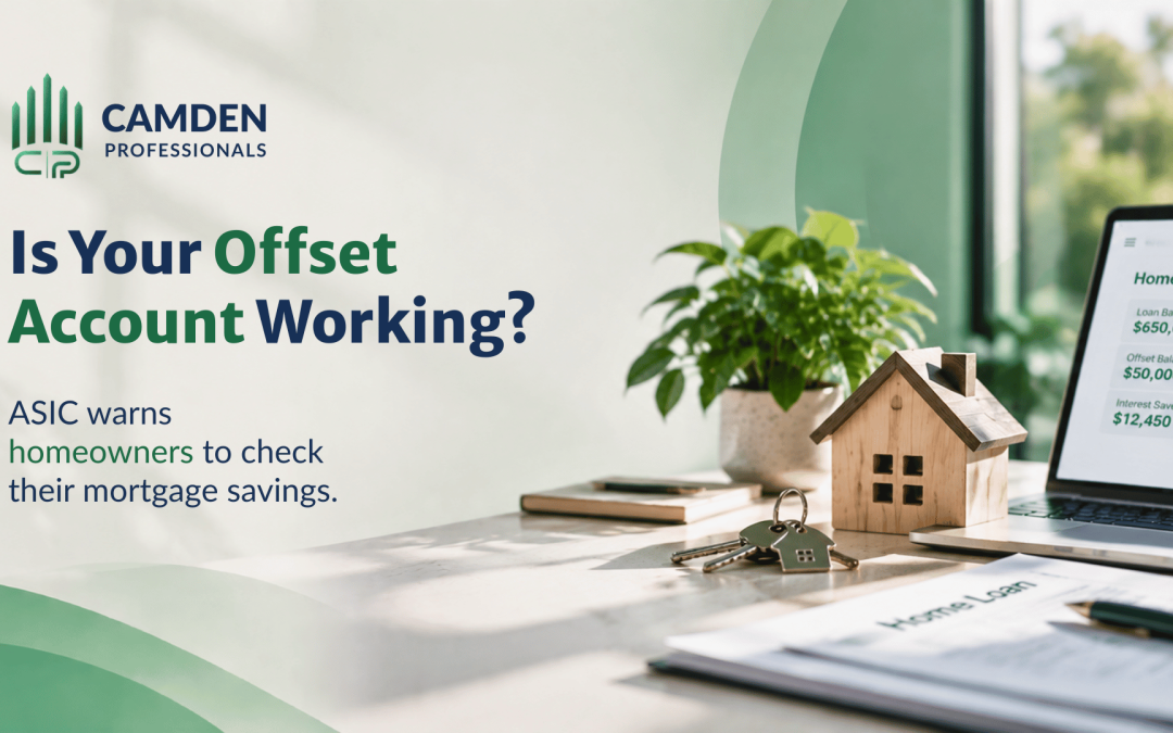 Mortgage offset account Australia showing home loan savings and ASIC warning